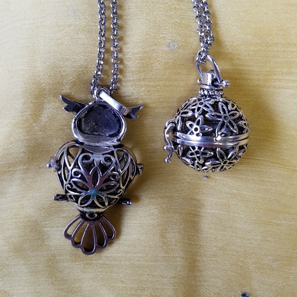 Pewter scented balls infused owl or ball - Picture 7 of 8